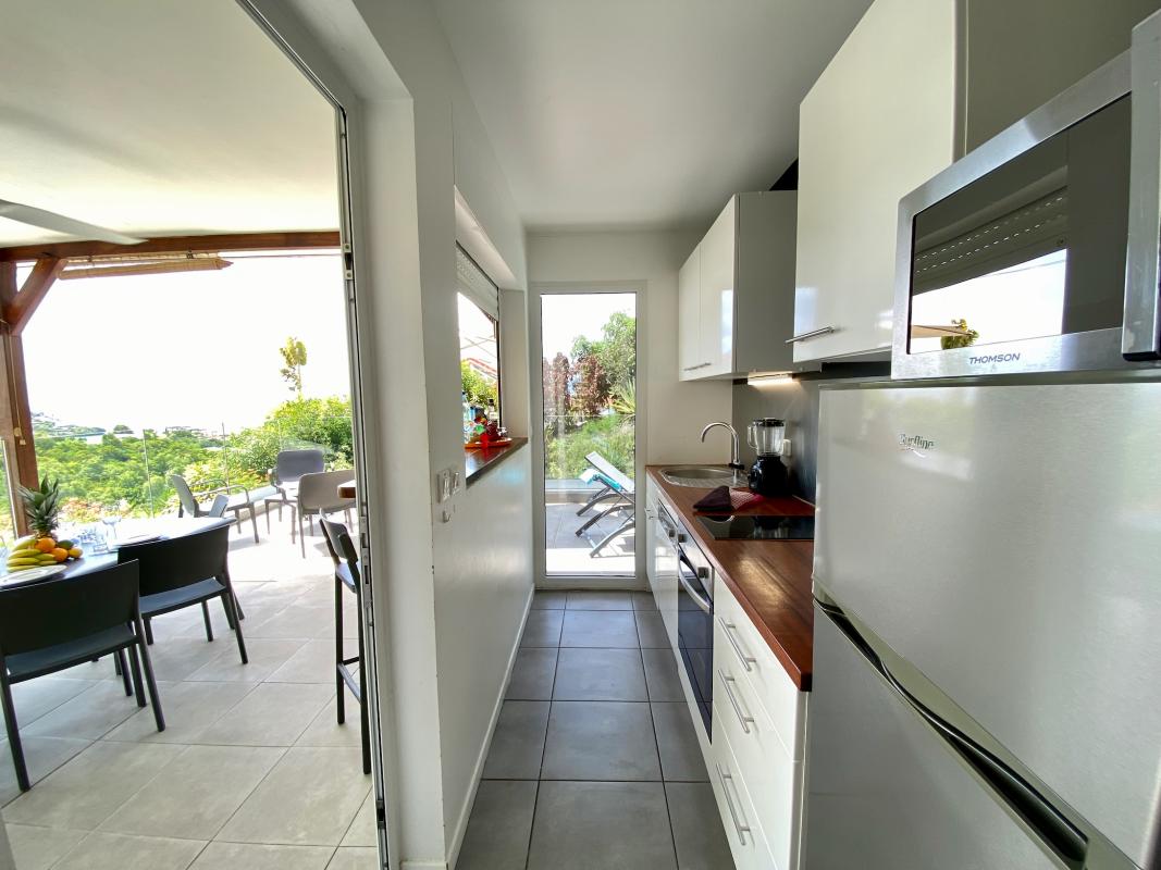 Location villa Trois Ilet Martinique 2 chambres - Cuisine